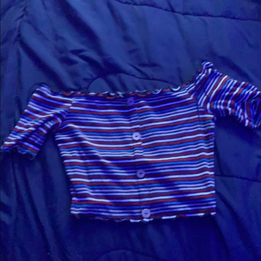 Stripped crop top